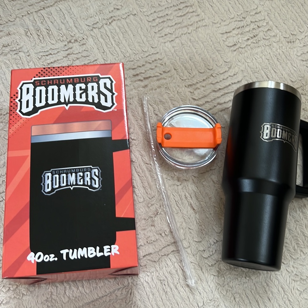 Schaumburg Boomers 40oz tumbler, new in original packaging